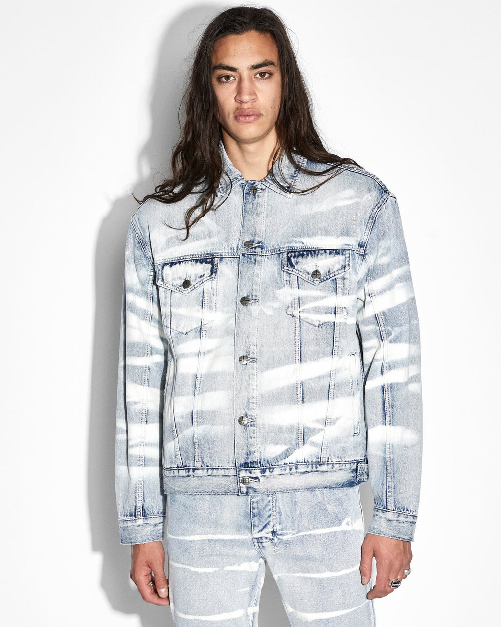 Mens Oh G Jacket Elektrik Oversized Jackets - Denim