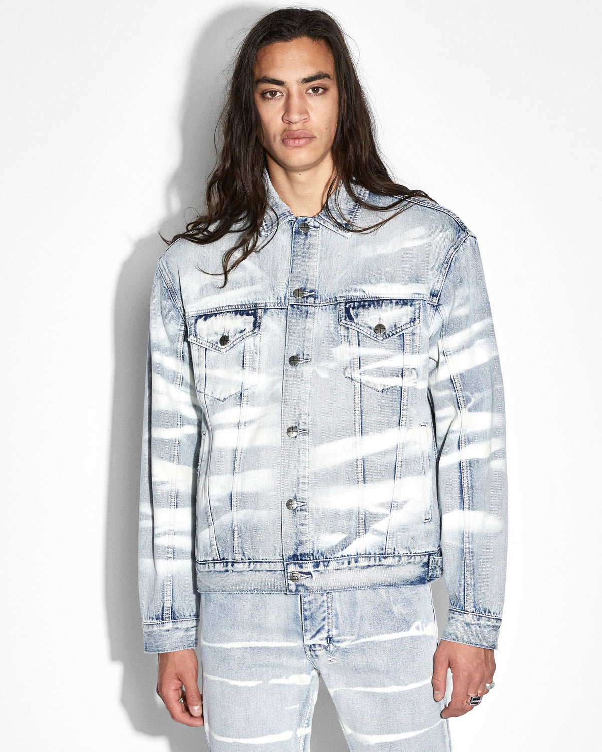 Mens Oh G Jacket Elektrik Oversized Jackets - Denim