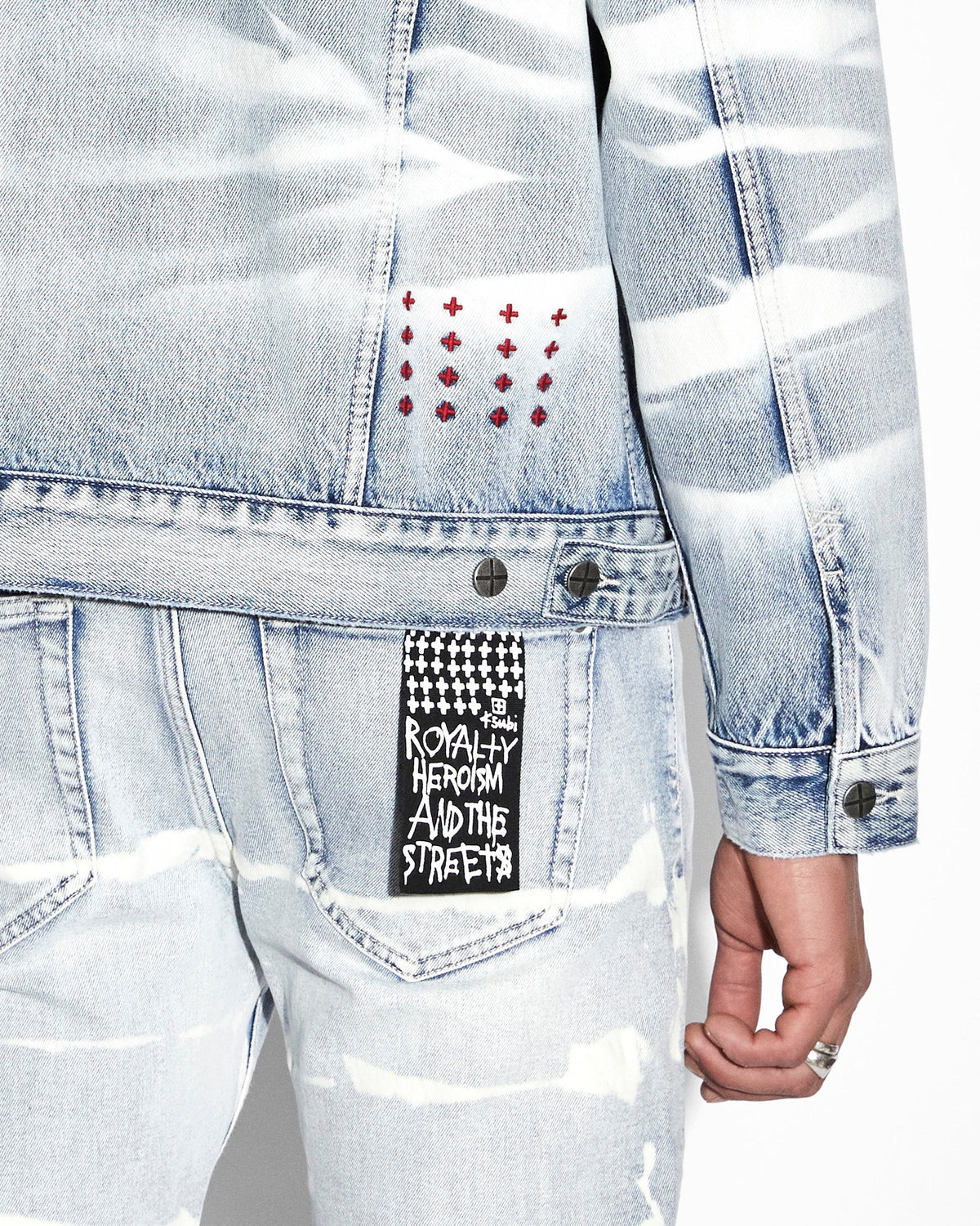 Mens Oh G Jacket Elektrik Oversized Jackets - Denim