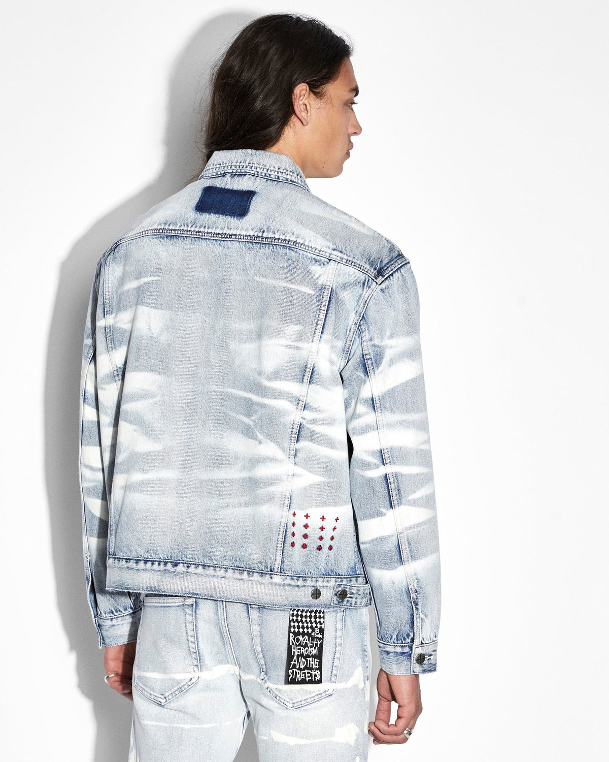 Mens Oh G Jacket Elektrik Oversized Jackets - Denim