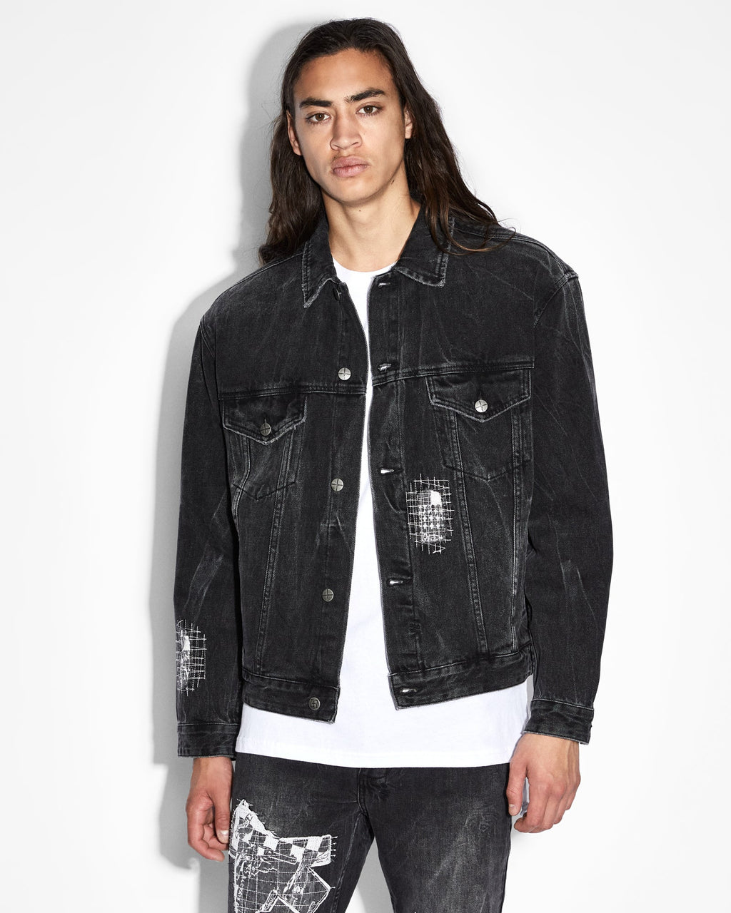 Mens Oh G Jacket Streets Oversized Jackets - Black