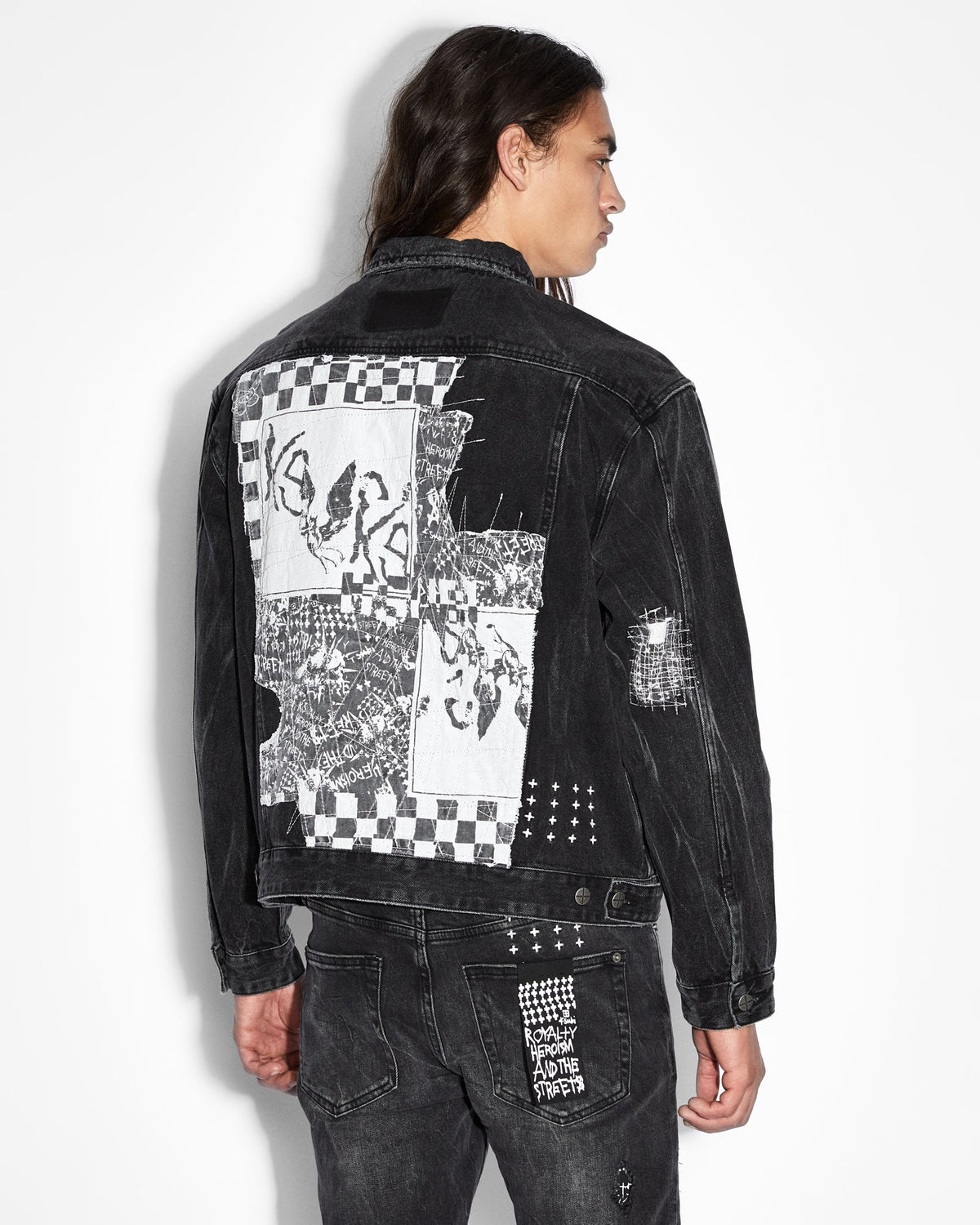 Mens Oh G Jacket Streets Oversized Jackets - Black