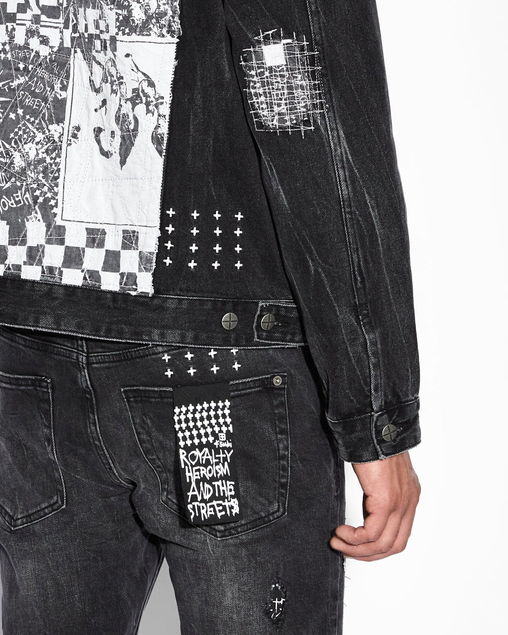 Mens Oh G Jacket Streets Oversized Jackets - Black
