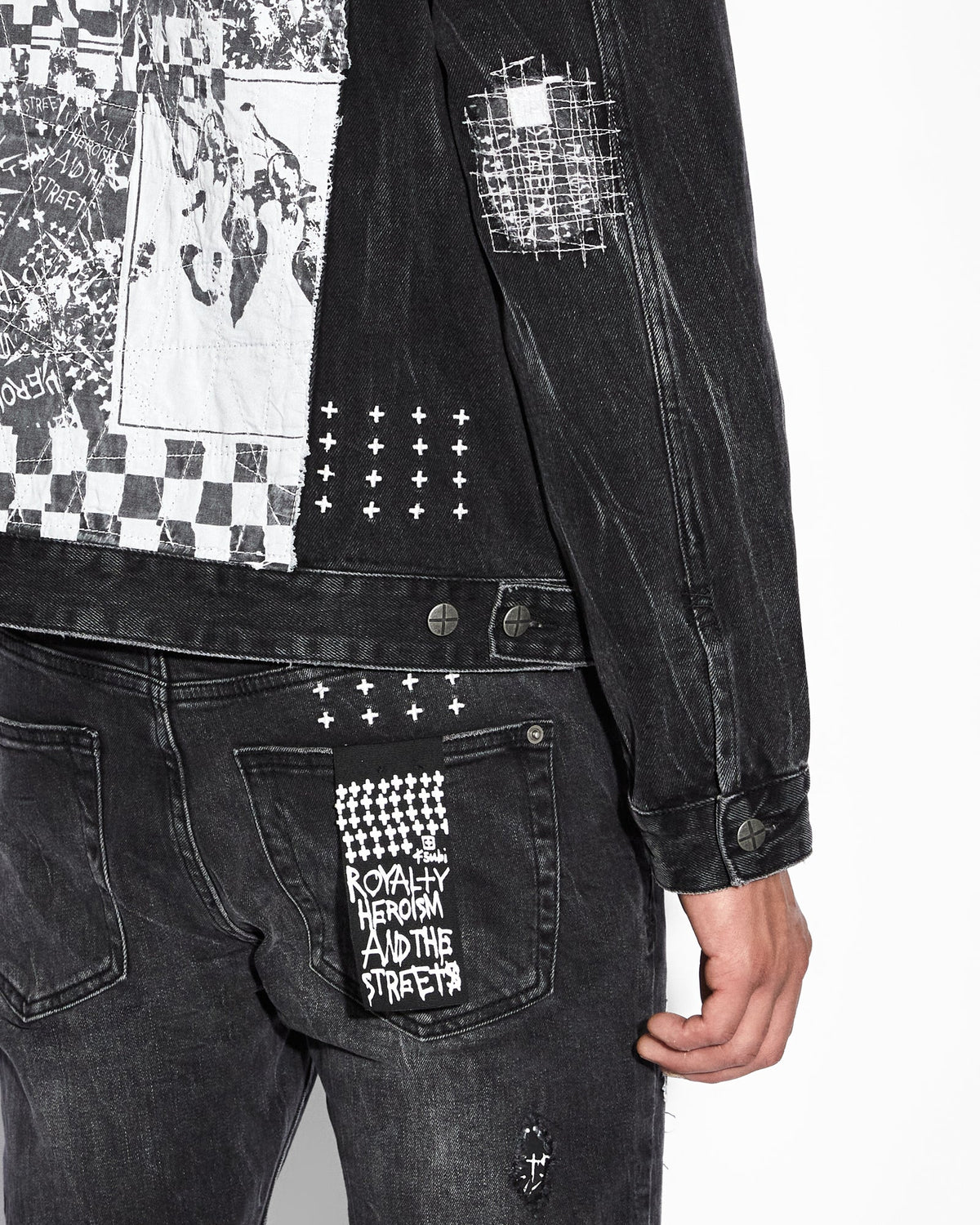 Mens Oh G Jacket Streets Oversized Jackets - Black