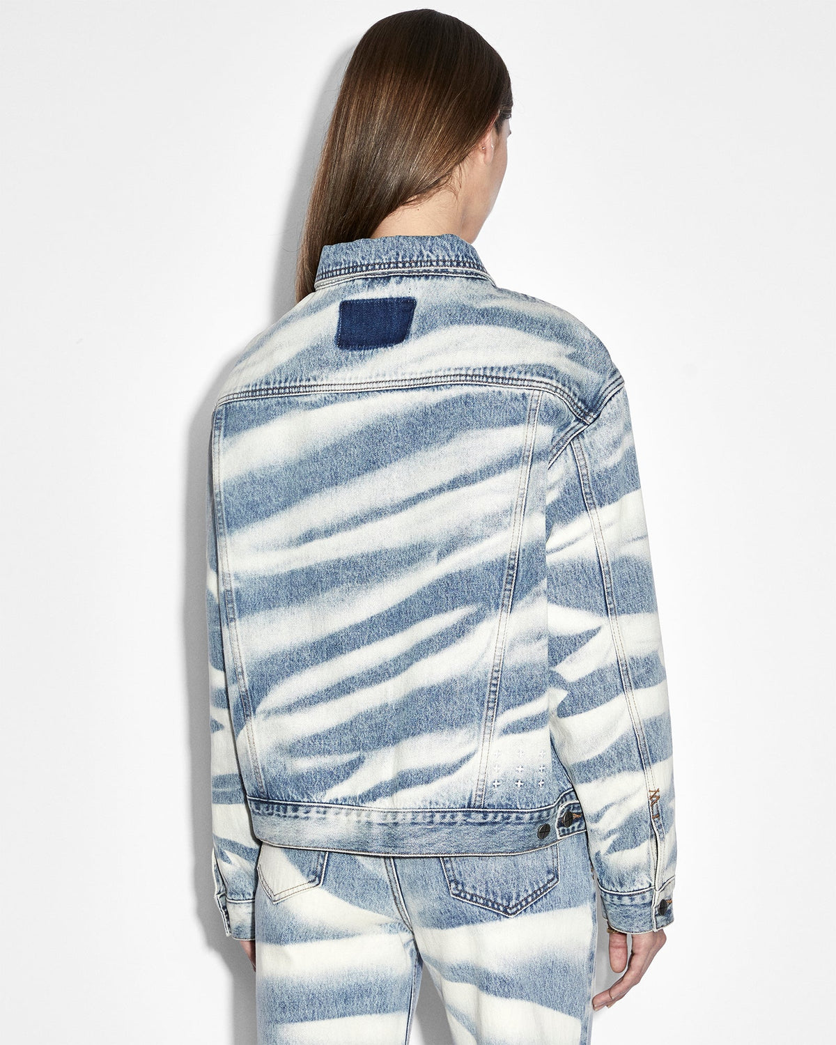 Womens Oversized Jacket Strokes Oversized Jackets - Denim
