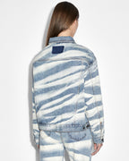 Womens Oversized Jacket Strokes Oversized Jackets - Denim