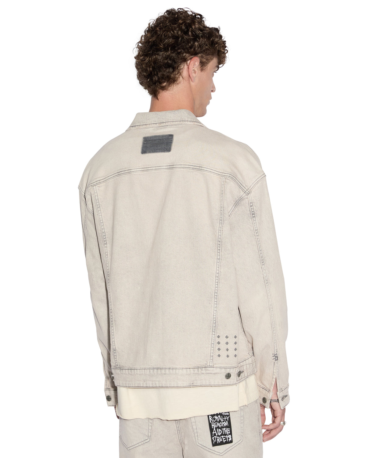 Mens Oh G Jacket Pluto Oversized Jackets - Grey