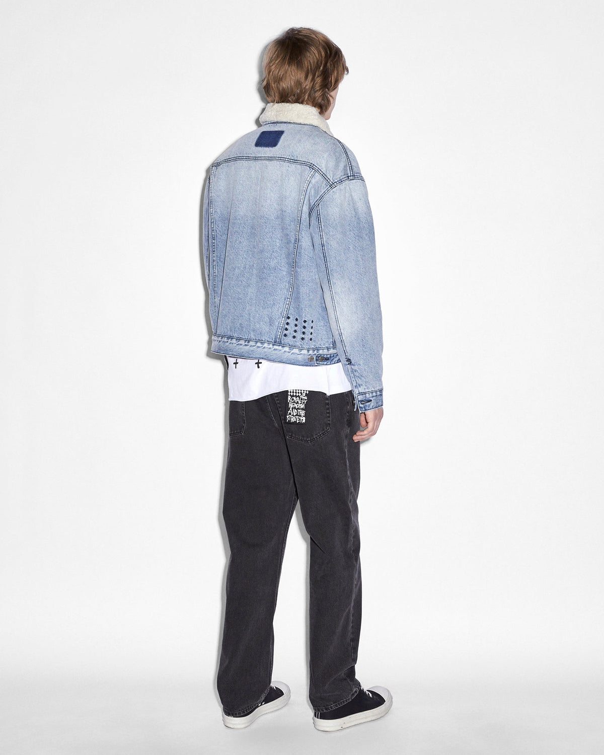 MENS OH G JACKET SHERPA MID BLUE JACKETS