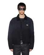 MENS PLATED GREENWICH JACKET BLACK JACKETS