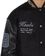 MENS PLAYOFF VARSITY JACKET BLACK JACKETS