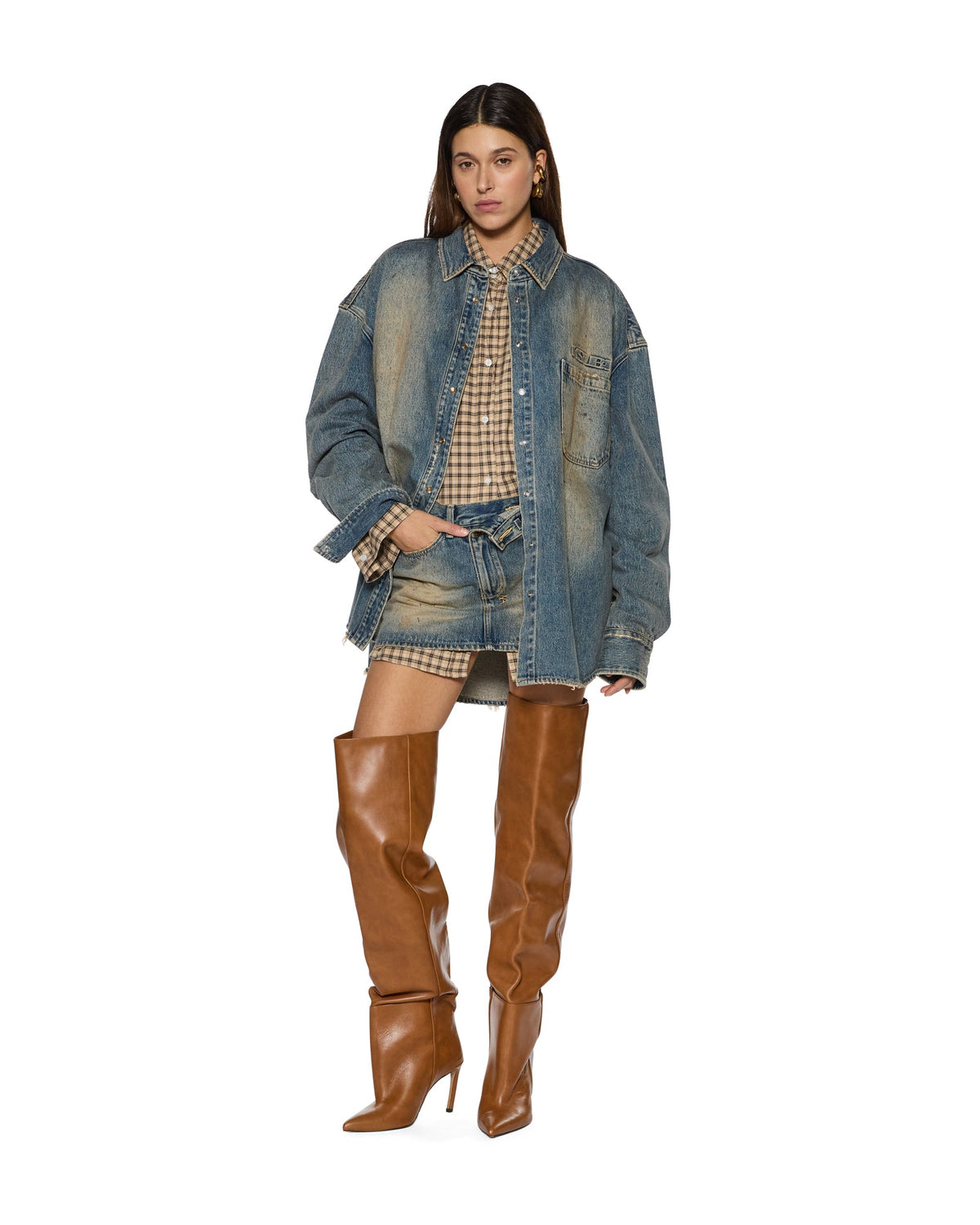 OVERSIZED LS SHIRT DUNE