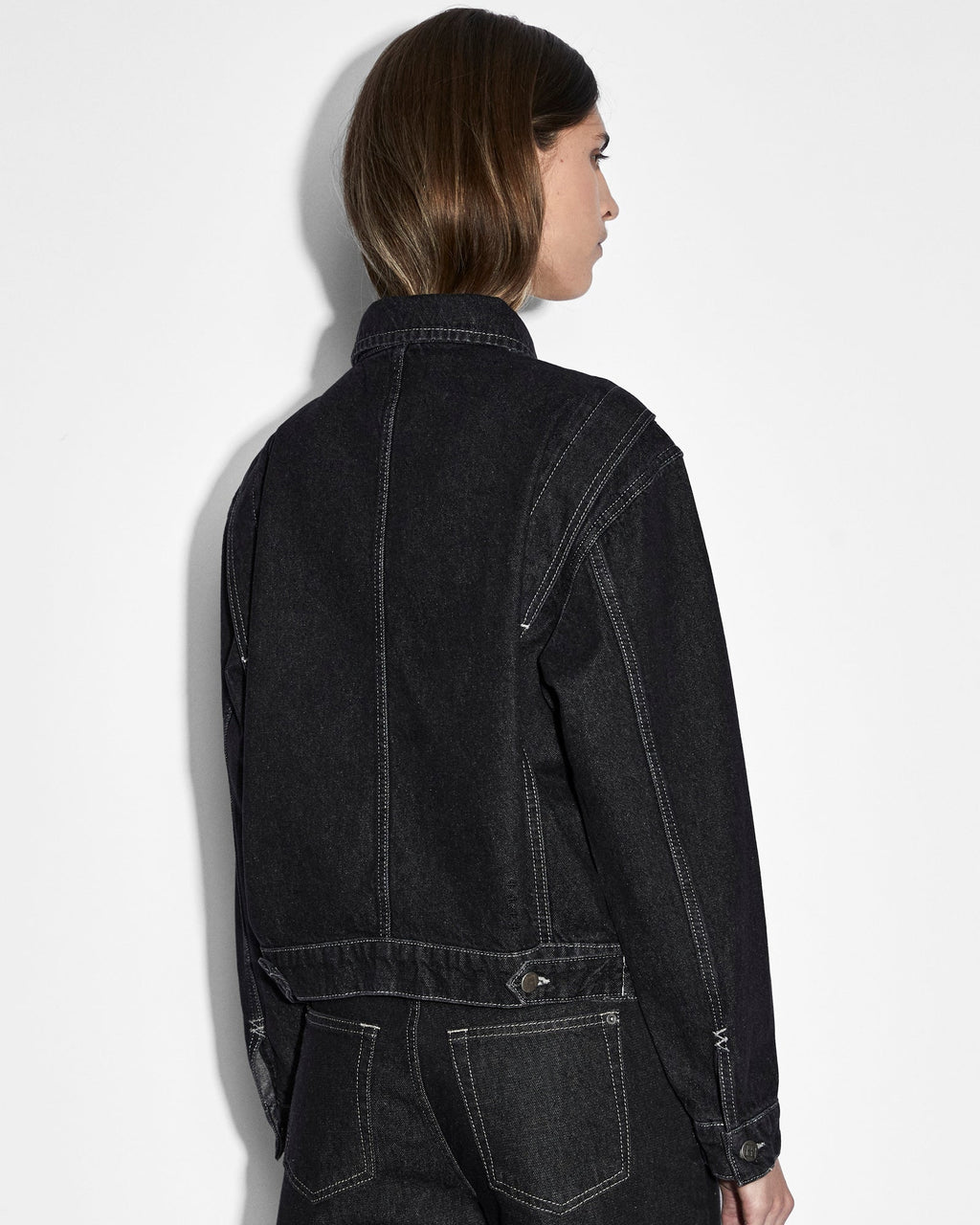Womens Ryder Jacket Midnight Oversized Jackets - Black