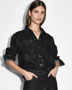 Womens Ryder Jacket Midnight Oversized Jackets - Black
