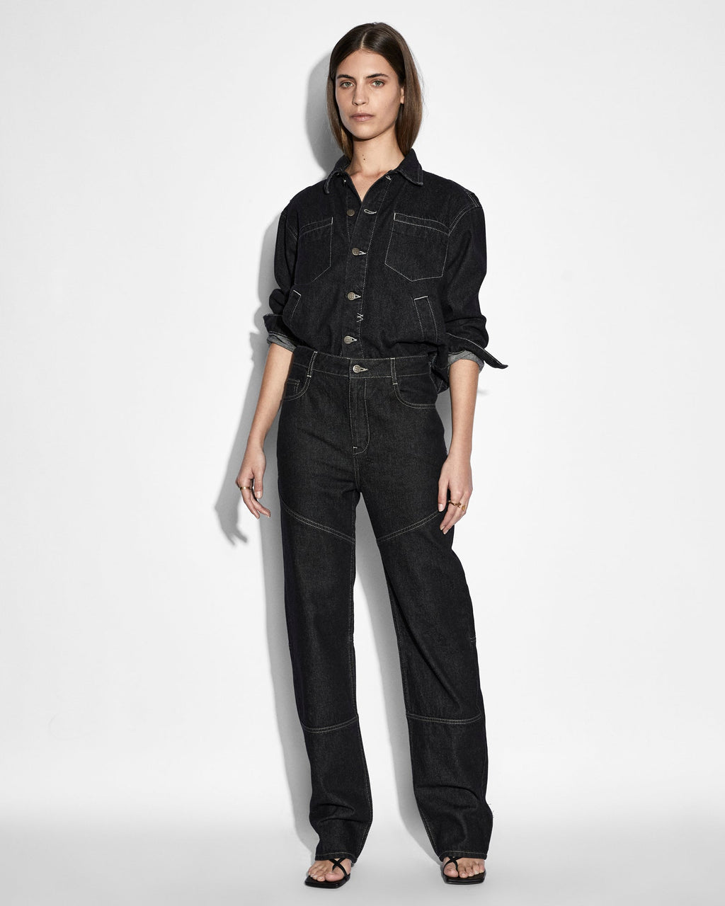 Womens Ryder Jacket Midnight Oversized Jackets - Black
