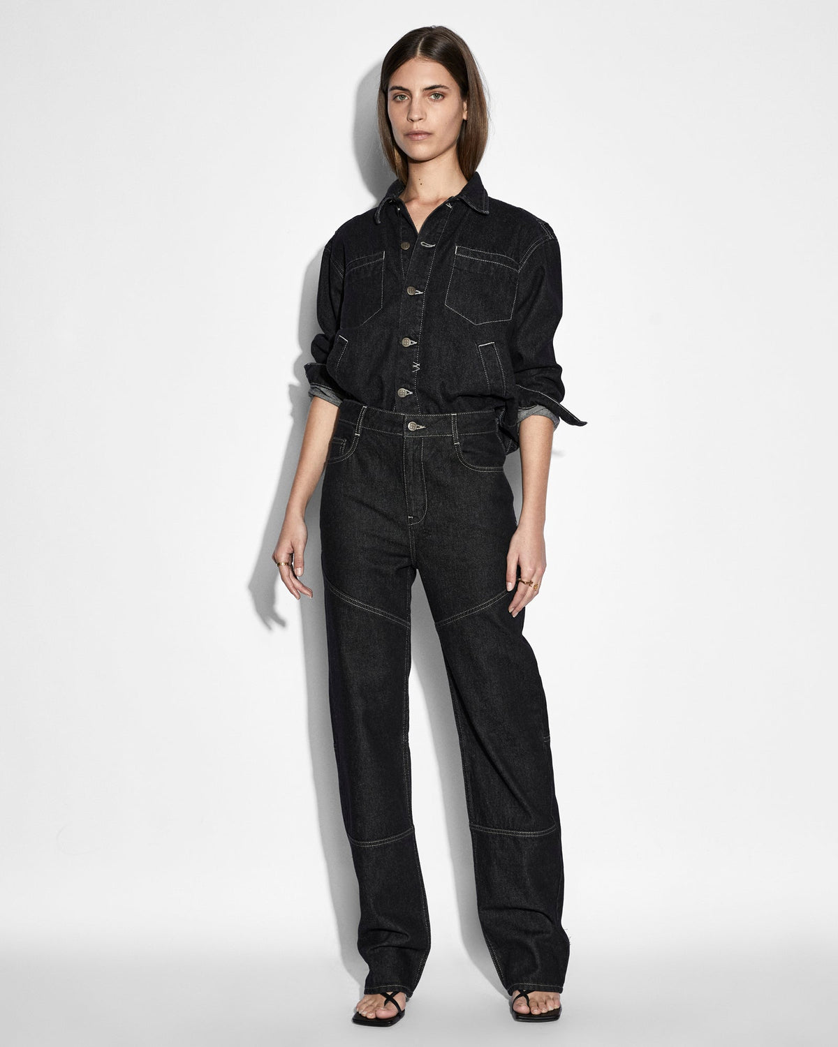 Womens Ryder Jacket Midnight Oversized Jackets - Black