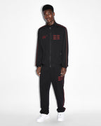 Mens Scripted Antidote Trak Jacket Black/red Relaxed Jackets - Black