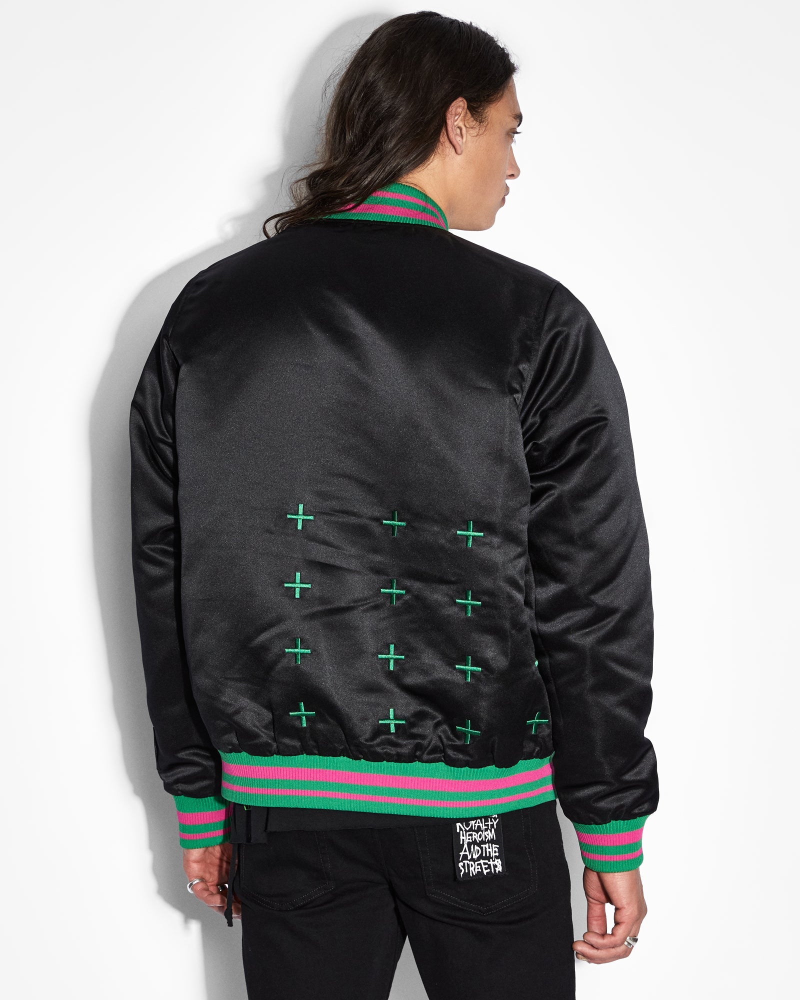 UNWISE BOMBER JACKET BLACK