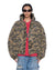 MENS  PLATED BOMBER JACKET CAMO BOXY JACKETS