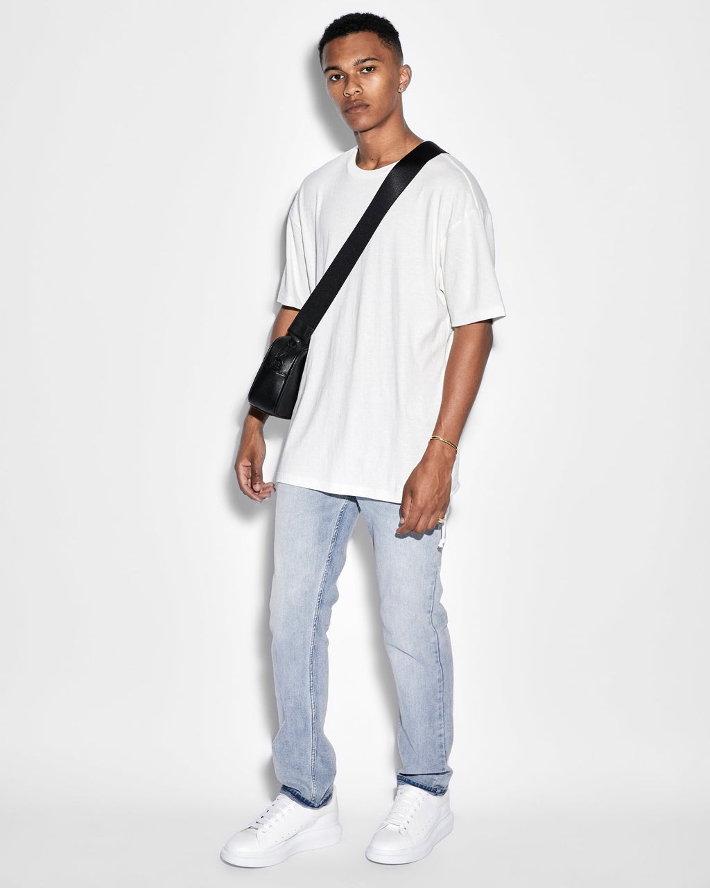 Mens Hazlow Philly Blue Straight Denim Jeans - Denim