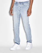 Mens Hazlow Philly Blue Straight Denim Jeans - Denim