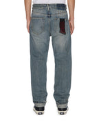 MENS HAZLOW SELVEDGE MELBOURNE BLUE DENIM JEANS