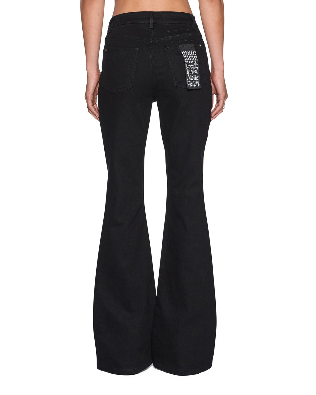 Womens Soho Jet Black Bootcut Denim Jeans - Black