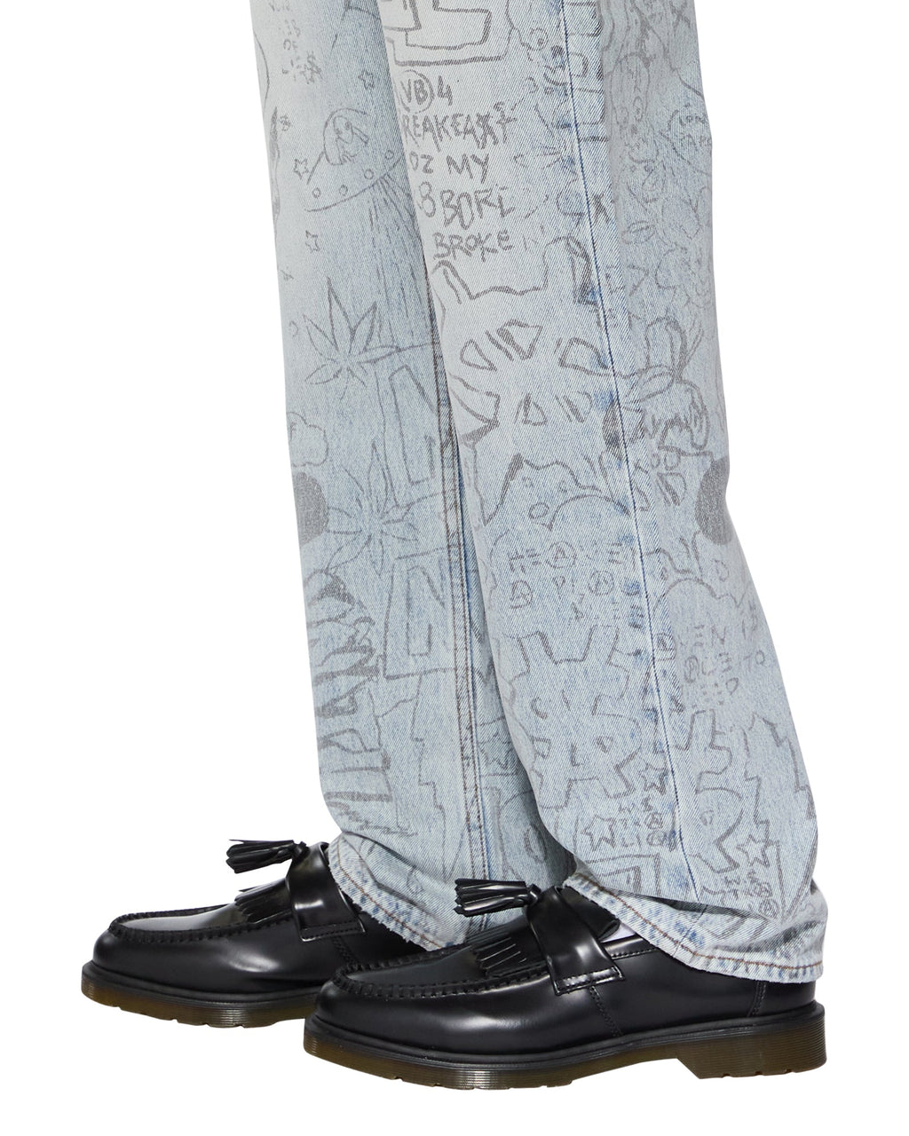 MENS ANTI K BUNKER BLUE NOIZE DENIM JEANS
