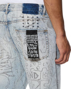 MENS ANTI K BUNKER BLUE NOIZE DENIM JEANS