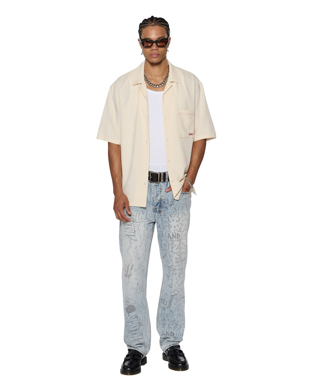 MENS ANTI K BUNKER BLUE NOIZE DENIM JEANS