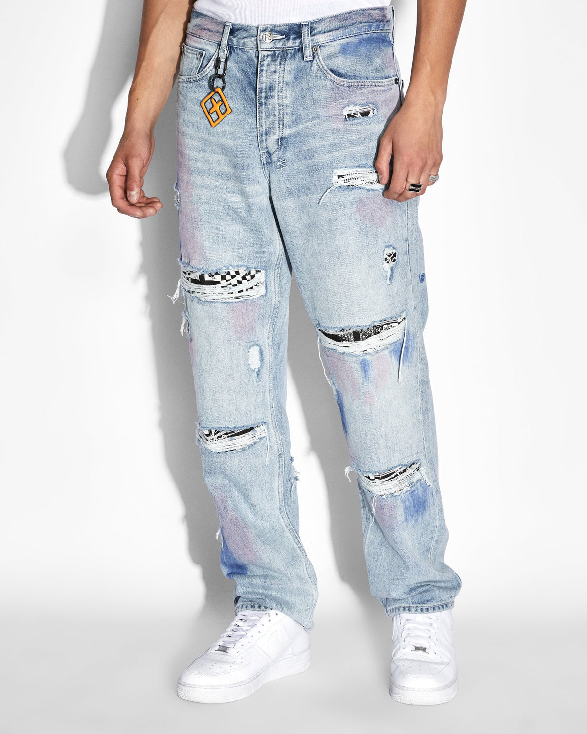 MENS ANTI K STREETS KOLOR DENIM JEANS