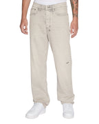 Mens Anti K Pluto Relaxed Denim Jeans - Grey