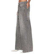 Womens Baggy Jean Ash Baggy Denim Jeans - Grey