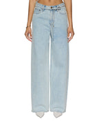 WOMENS BAGGY JEAN ROLLIN DENIM JEANS