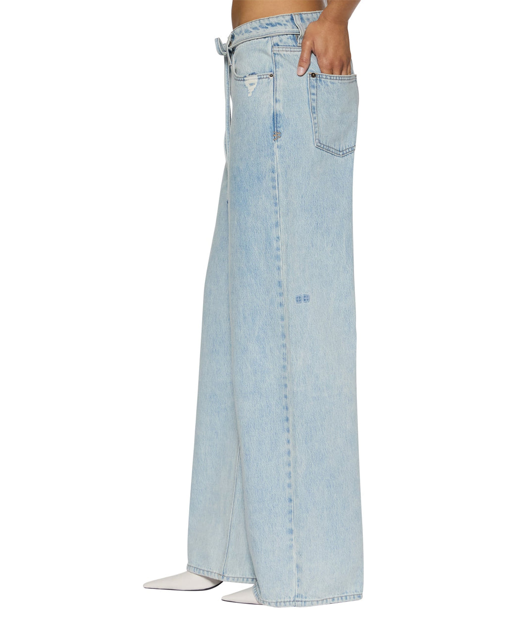 WOMENS BAGGY JEAN ROLLIN DENIM JEANS