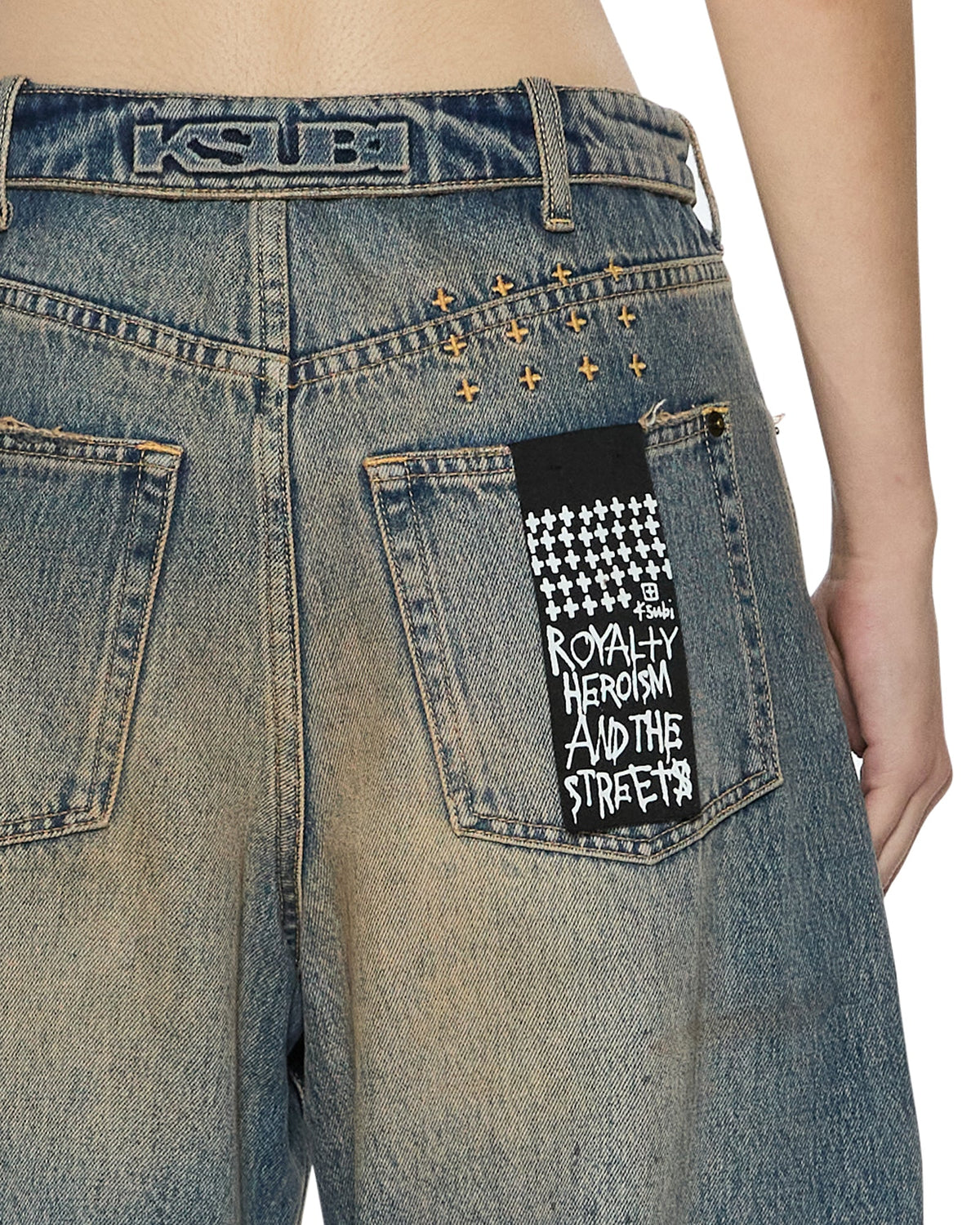 WOMENS BARREL JEAN DUNE DENIM JEANS