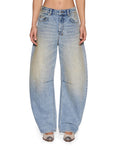 BARREL JEAN FIELD BLUE