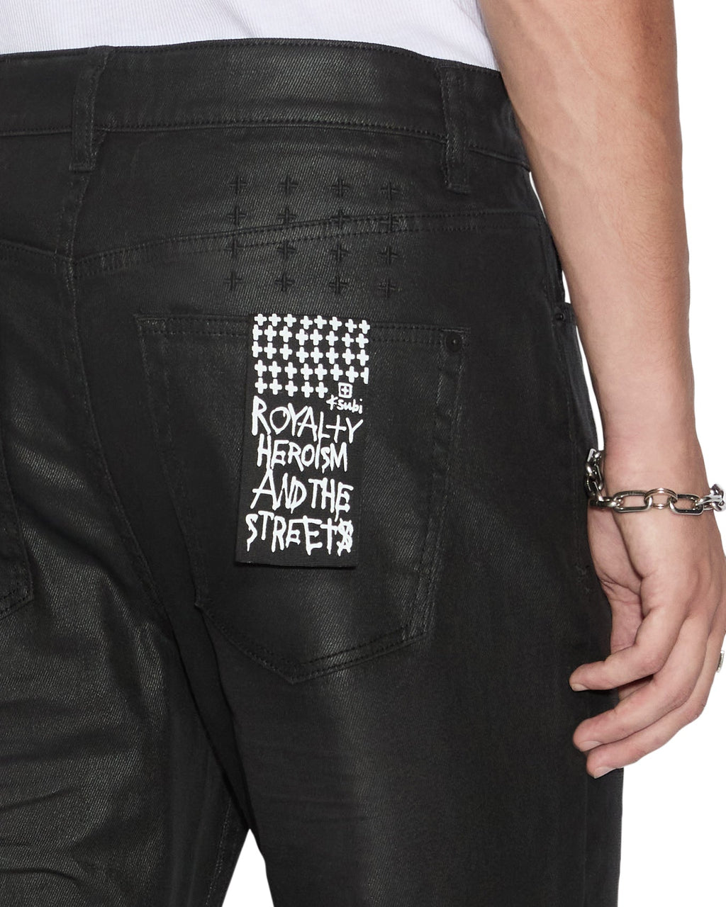 MENS BRONKO WAX WASH DENIM JEANS