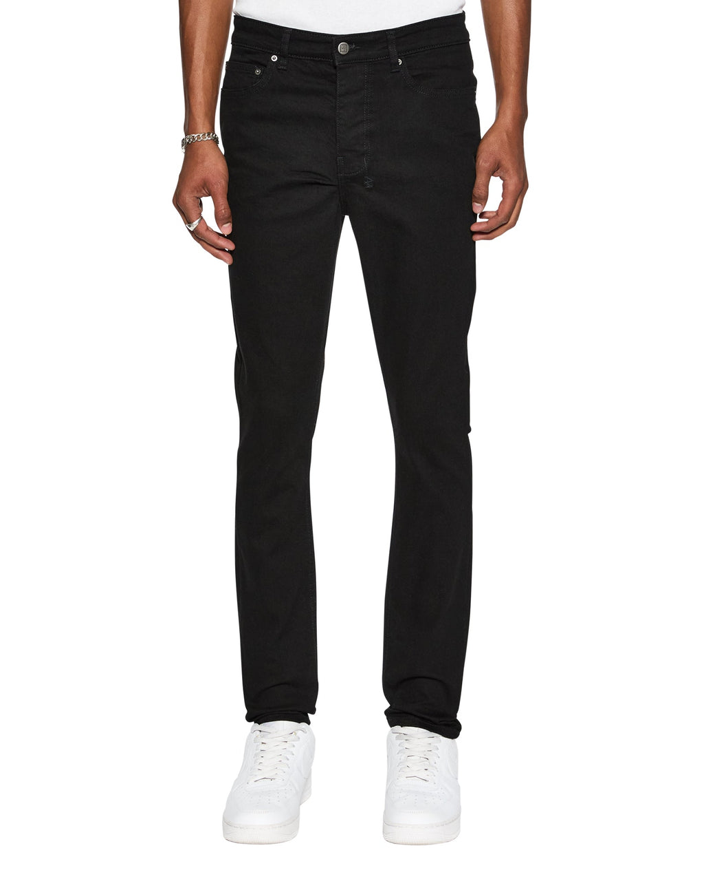 MENS CHITCH LAID BLACK DENIM JEANS