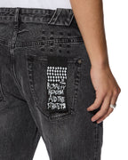 MENS CHITCH SELVEDGE REPLIKA BLACK DENIM JEANS