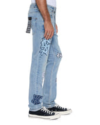 MENS CHITCH STRIKER PATCHED DENIM JEANS