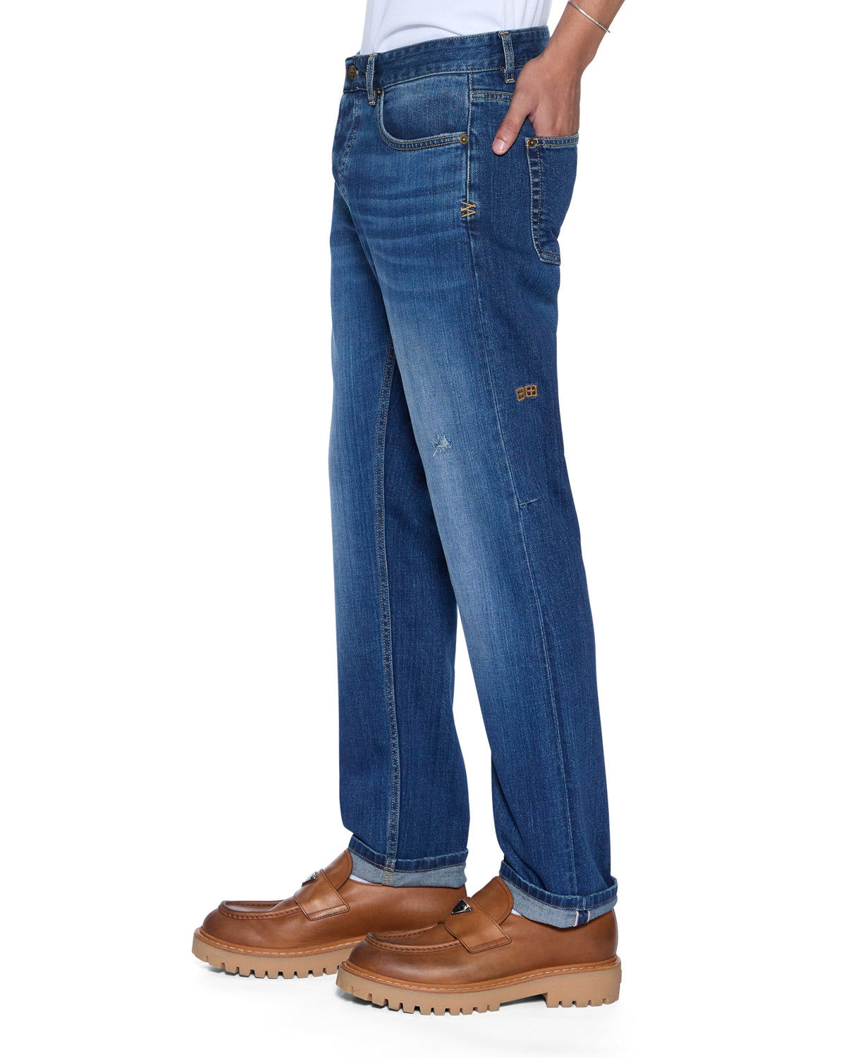 MENS CHITCH SELVEDGE LA BLUE DENIM JEANS