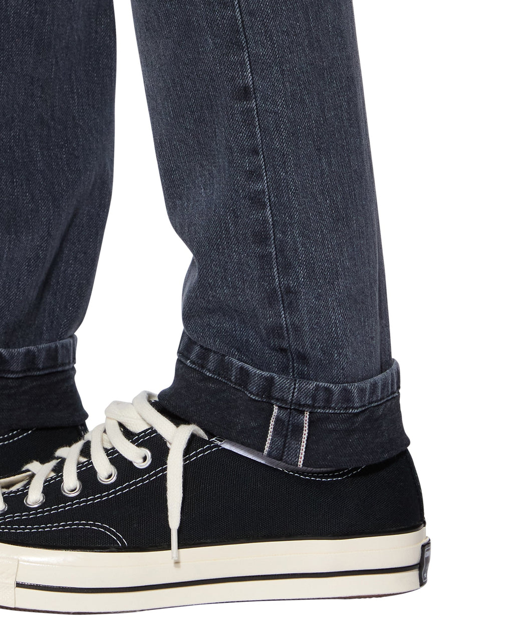 MENS CHITCH SELVEDGE NY BLACK DENIM JEANS