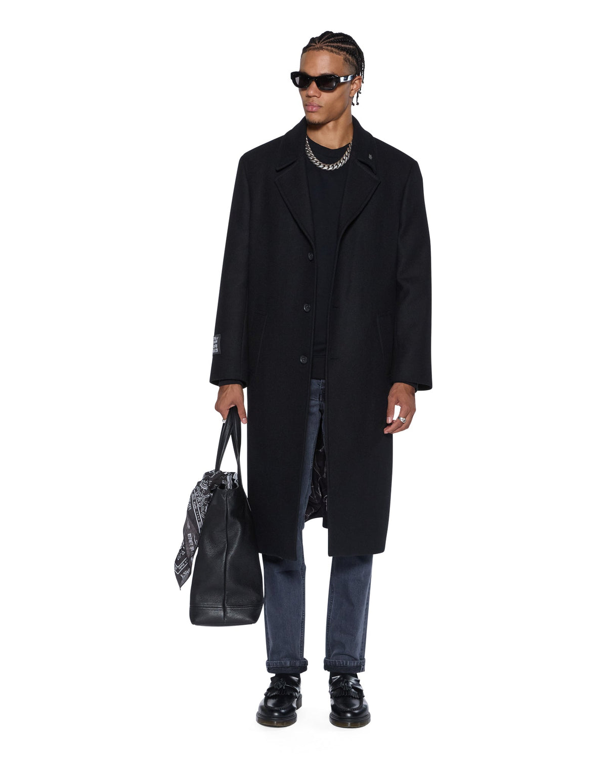 Buy REDEMPTION WOOL COAT BLACK | Ksubi ++