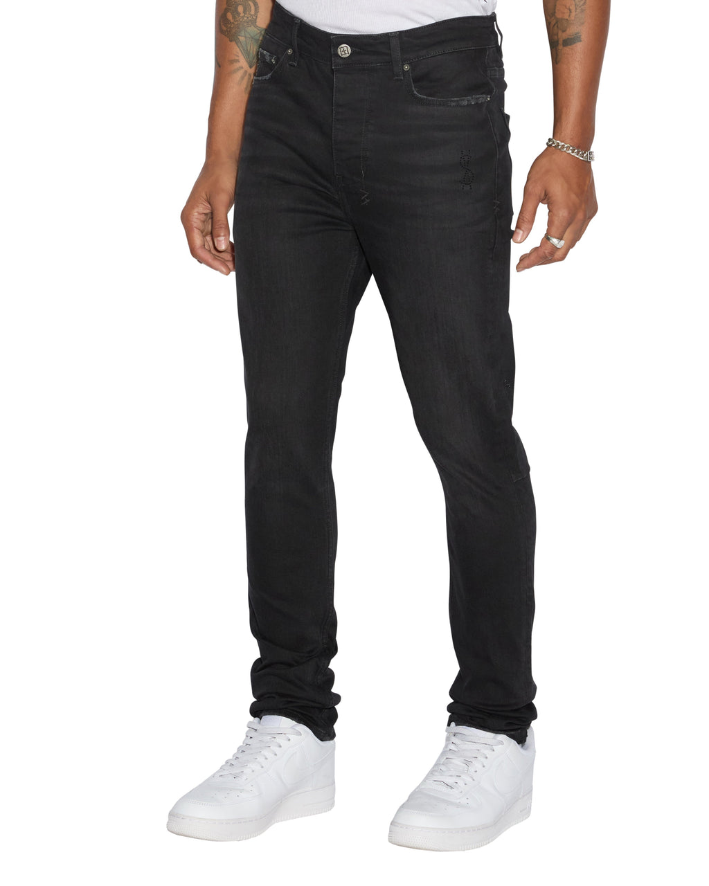 MENS CHITCH APEX KRYSTAL DENIM JEANS