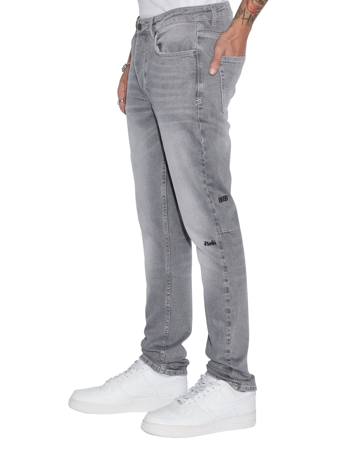 MENS CHITCH THRIFTED DENIM JEANS