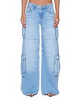 DROPOUT LOW RISE CARGO JEAN SPIRIT