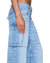 WOMENS  DROPOUT LOW RISE CARGO JEAN SPIRIT RELAXED DENIM JEANS