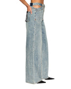 WOMENS DETACHED JEAN YOUTH DENIM JEANS