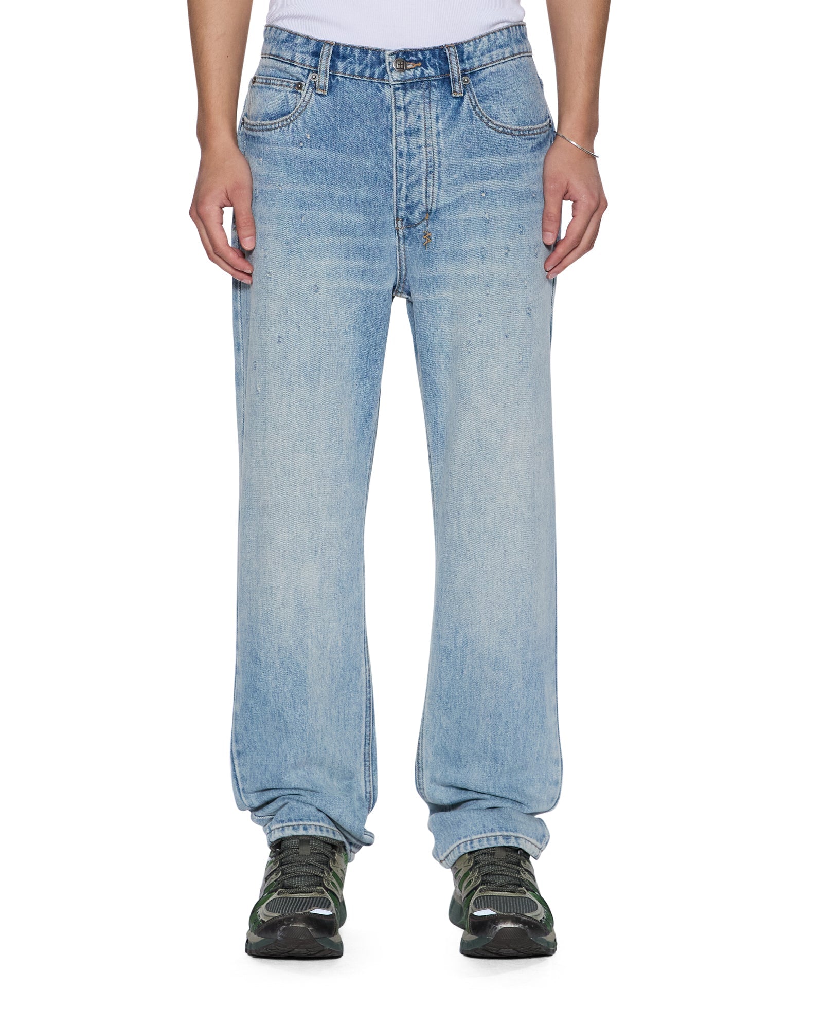 MENS HAZLOW MANHATTAN STRAIGHT DENIM JEANS