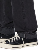 MENS HAZLOW SELVEDGE NY BLACK DENIM JEANS